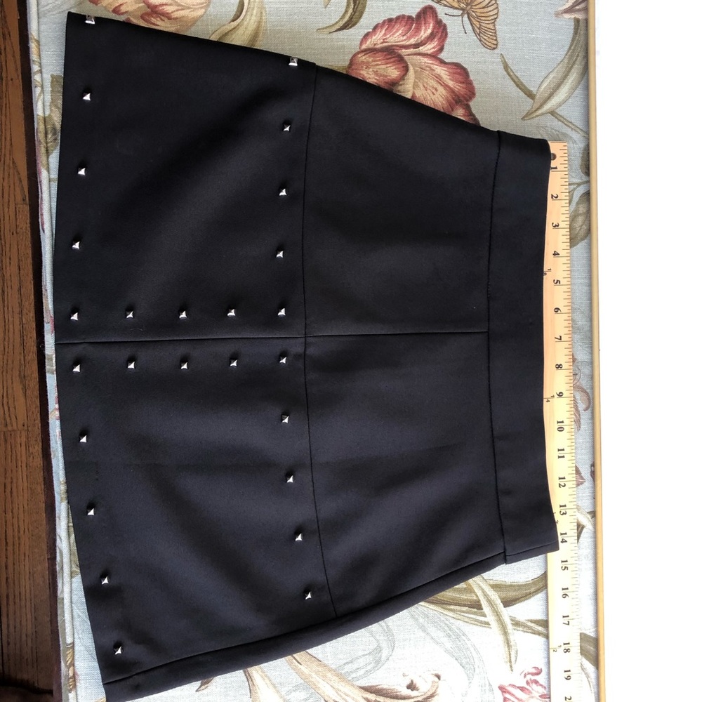 Zara studded mini skirt